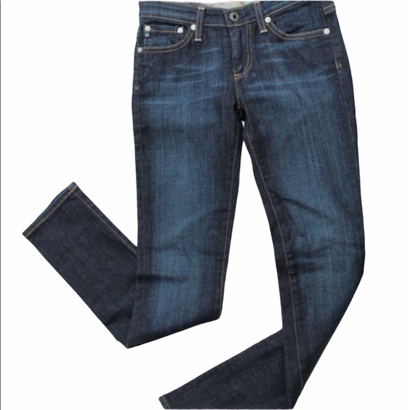 AG Adriano Goldschmeid Stilt Cigarette Dark Wash - Picture 2 of 6